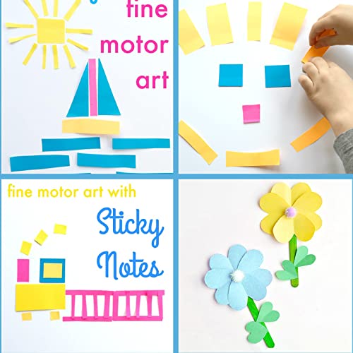 Colored Sticky Notes Bulk Pack - 28 Pads