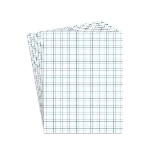 STAPLES Graph Pads 8.5" x 11" - 6 Pack