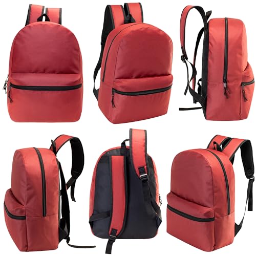 24-Pack Assorted 17" Backpacks for Students