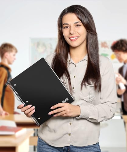 Graph Ruled Spiral Notebook with Poly Pocket