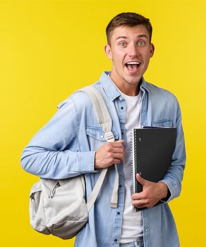 Graph Ruled Spiral Notebook with Poly Pocket