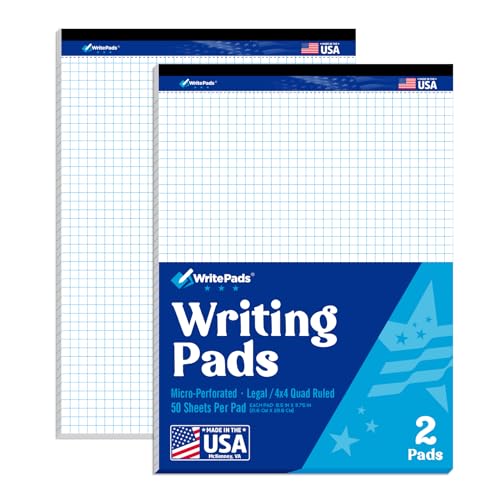 Graph Paper Notebooks - Quad Ruled 8.5x11 Inches