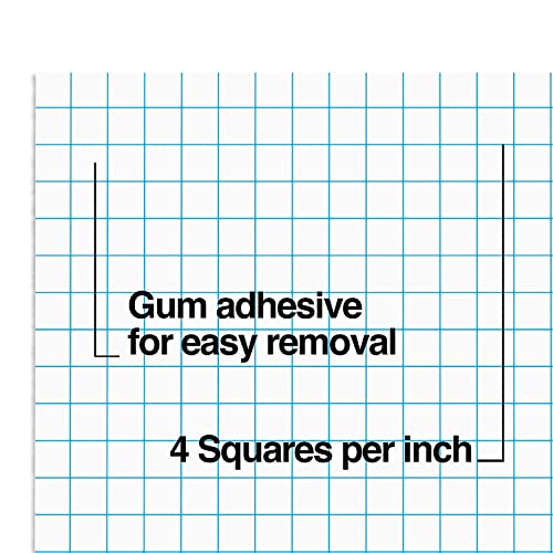 STAPLES Graph Pads 8.5" x 11" - 6 Pack
