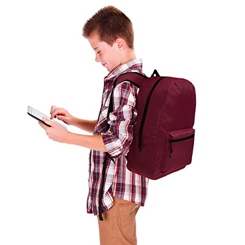 24-Pack Assorted 17" Backpacks for Students