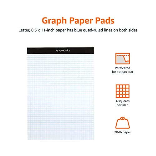Quad Ruled Graph Paper Pad - 600 Sheets