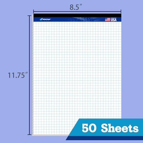 Graph Paper Notebooks - Quad Ruled 8.5x11 Inches