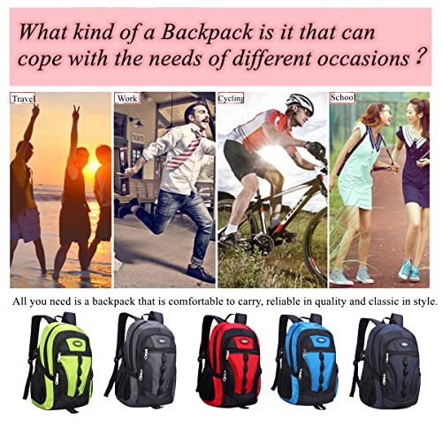 Color-Blocked Kids Backpack for School and Sports