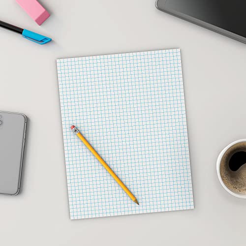 STAPLES Graph Pads 8.5" x 11" - 6 Pack