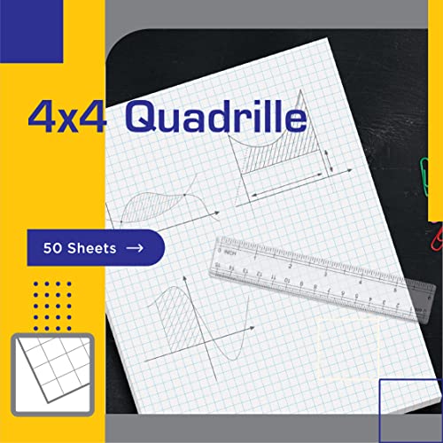 Graph Paper Pad, 8.5" x 11", 50 Sheets