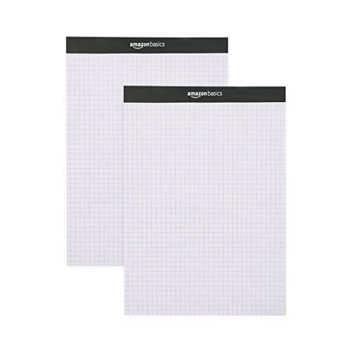 Amazon Basics Quad-Ruled Graph Paper Pad, 2-Pack