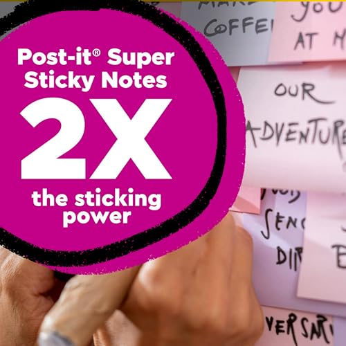 Eco-Friendly Super Sticky Notes, 3x3 in, 5 Pads