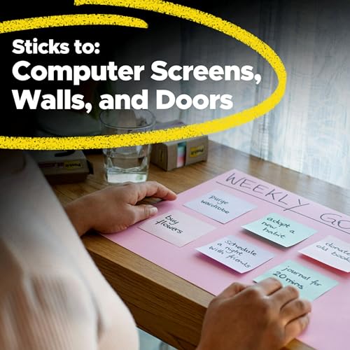 Eco-Friendly Super Sticky Notes, 3x3 in, 5 Pads