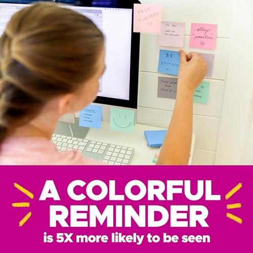 Eco-Friendly Super Sticky Notes, 3x3 in, 5 Pads