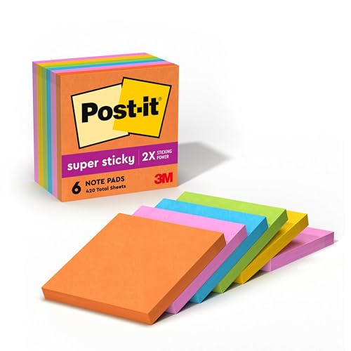 Bright Super Sticky Notes - Energy Boost Collection