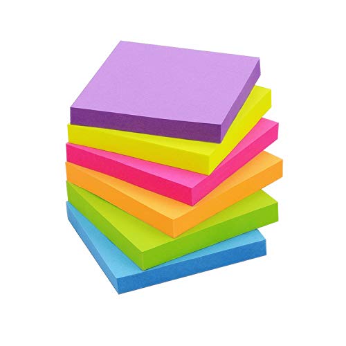 Bright Color Sticky Notes - 3x3 Inch Pads