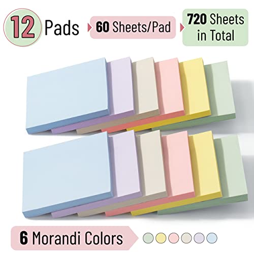 Mr. Pen Morandi Color Sticky Notes, 12 Pads