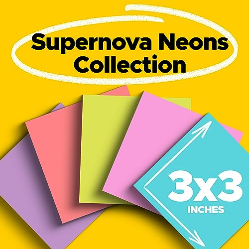 Super Sticky Notes - 24 Pads, Bright Colors