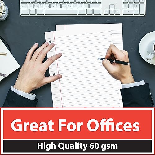 Wide Ruled Loose Leaf Notebook Paper - 6 Pack