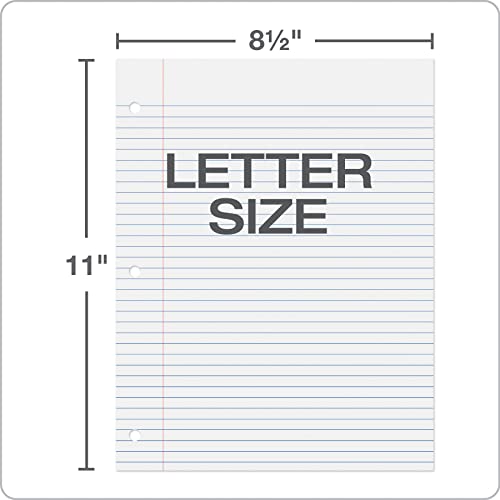 College Ruled 8.5" x 11" Loose-Leaf Paper Pack