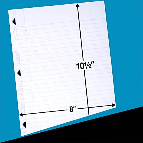 Five Star Wide Ruled Loose Leaf Paper, 3 Pack