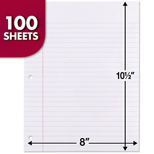 Mead Wide Ruled Loose Leaf Paper, 100 Sheets
