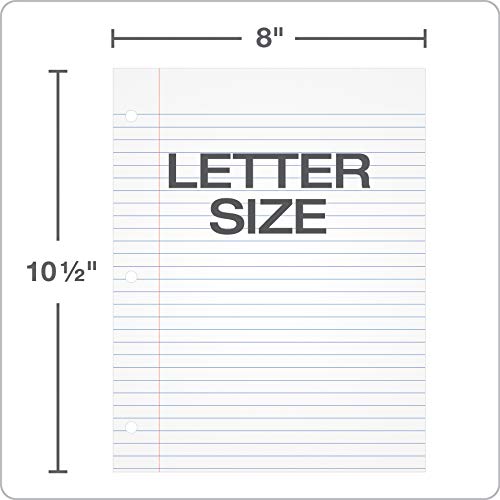 Oxford Wide Ruled Loose Leaf Notebook Paper, 500 Sheets