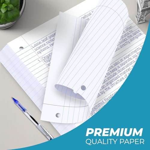 Rosmonde College Ruled Loose Leaf Paper - 3 Pack