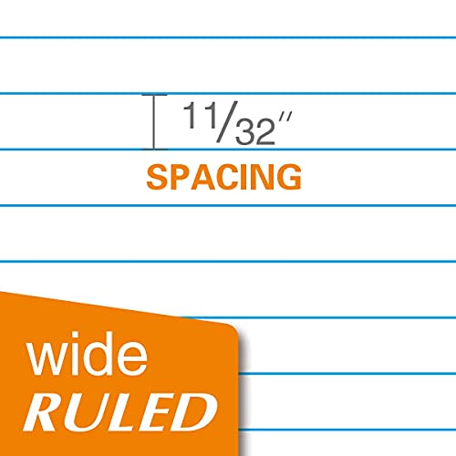 Wide Ruled Loose Leaf Filler Paper, 150 Sheets