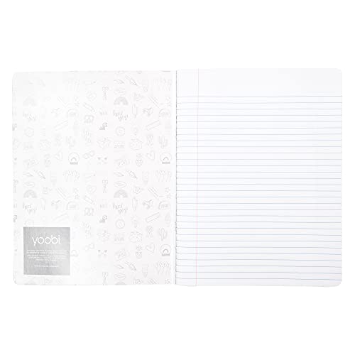 Yoobi 3-Pack Cute Kids Composition Notebooks