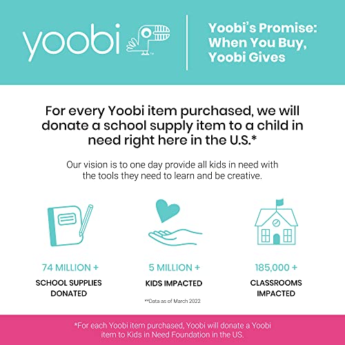 Yoobi 3-Pack Cute Kids Composition Notebooks