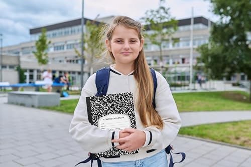 EPI Wide Ruled Black Marble Composition Notebooks