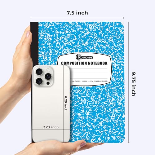 Rosmonde 12 Pack College Ruled Composition Notebooks