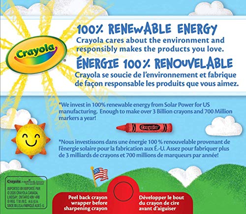 64 Crayon Set with Sharpener Included