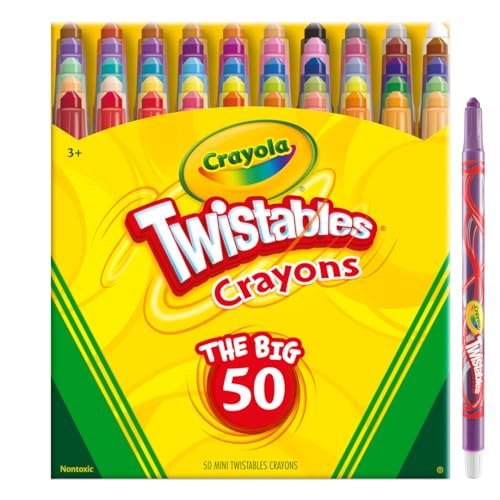 Crayola Mini Twistables Crayons 50ct for Kids