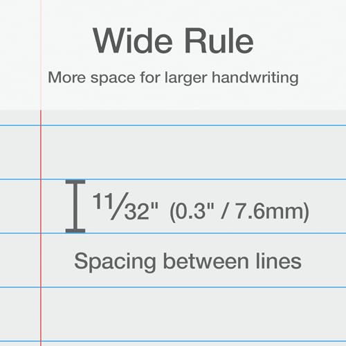Oxford 1-Subject Spiral Notebooks, Wide Ruled, 2 Pack