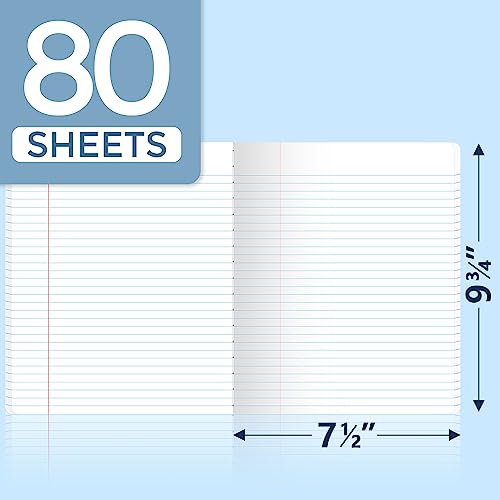 SUNEE Wide Ruled Composition Notebooks - 4 Pack