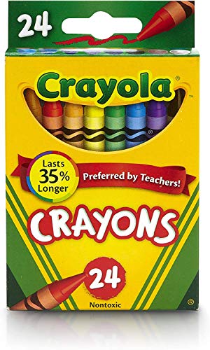 Crayola Crayons 24 Color Pack of 4