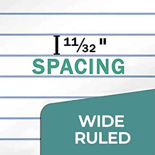 12 Pack Wide Ruled Composition Notebooks, Assorted Colors