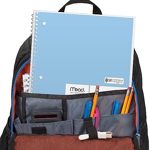 Mead 6-Pack Spiral Notebooks, Assorted Pastel Colors