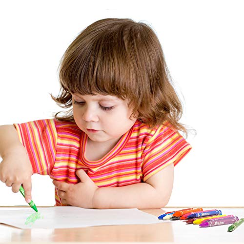 Madisi Bulk Crayon Pack, 18 Colors, 900 Count