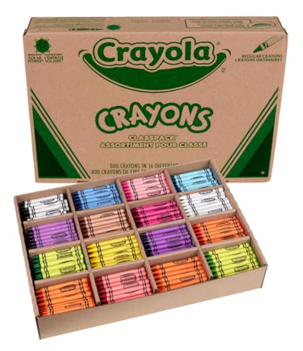Crayola 800ct Crayon Classpack - Assorted Colors