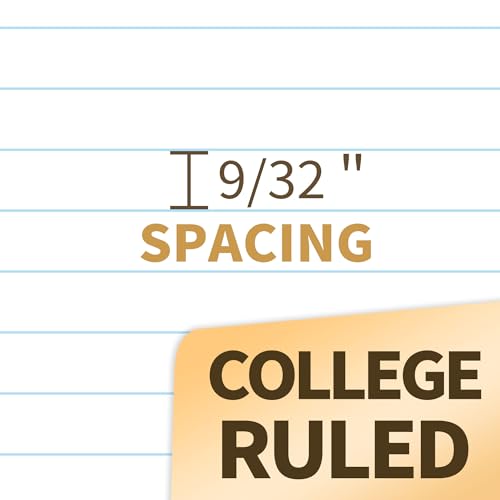 SUNEE College Ruled Spiral Notebooks - 4 Pack