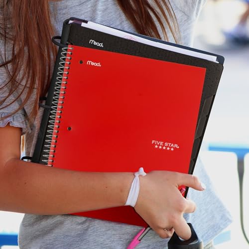 Five Star Wide Ruled Spiral Notebooks, 6 Pack