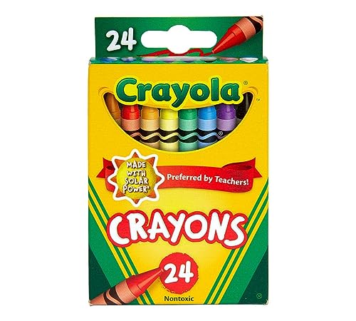 Classic Assorted Crayola Crayons - 24 Count