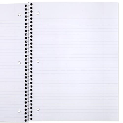 Mead Assorted Bright 6-Pack Spiral Notebooks