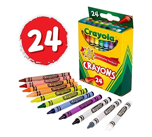 Classic Assorted Crayola Crayons - 24 Count