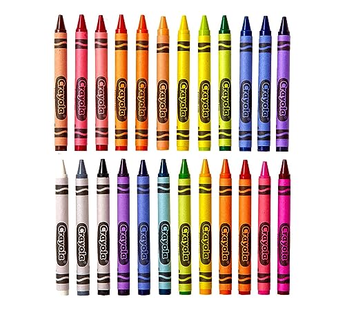 Classic Assorted Crayola Crayons - 24 Count
