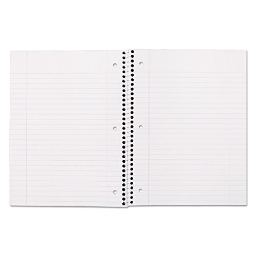 Mead 1-Subject Spiral Notebook, Wide Ruled, Assorted