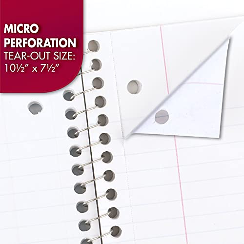 Mead 24-Pack Spiral Notebooks, Wide Ruled 70 Sheets