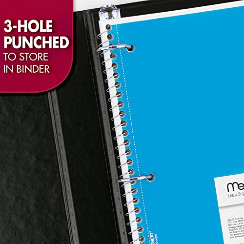 Mead 24-Pack Spiral Notebooks, Wide Ruled 70 Sheets